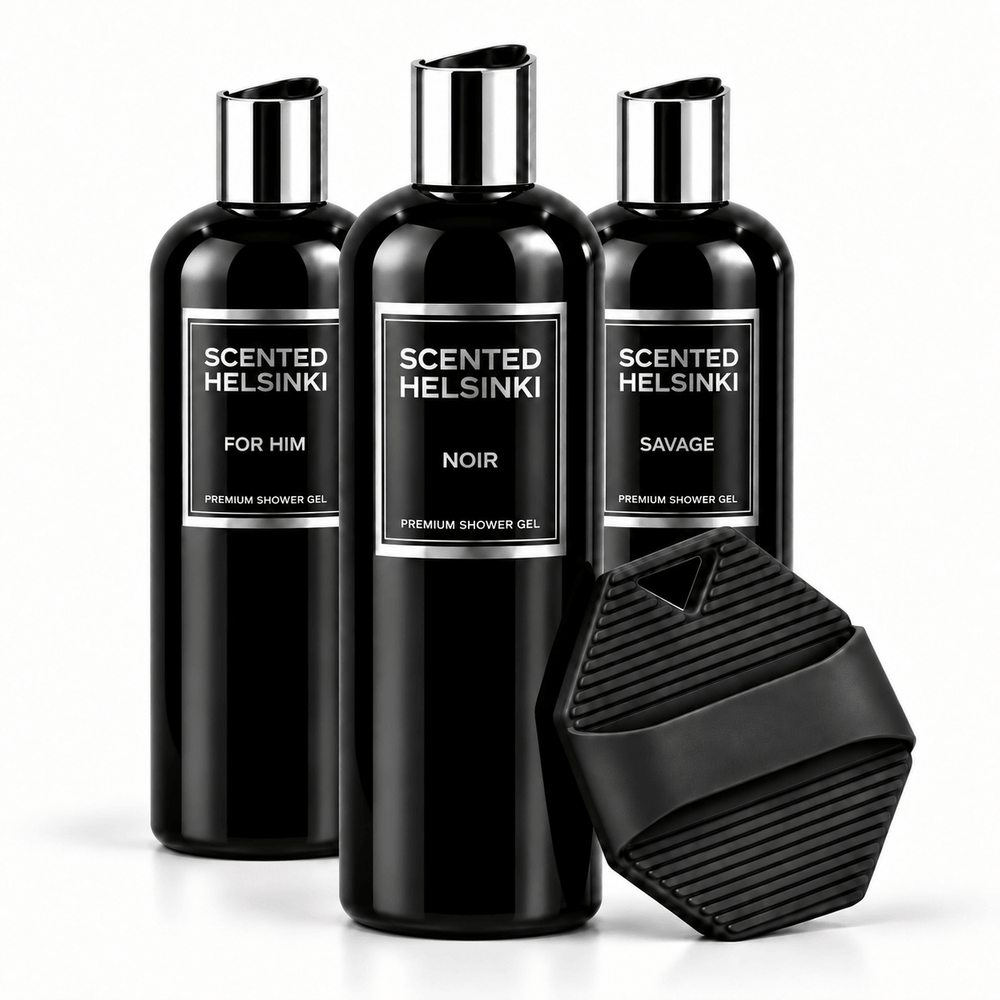 Suihkugeeli 250ml + vartaloharja